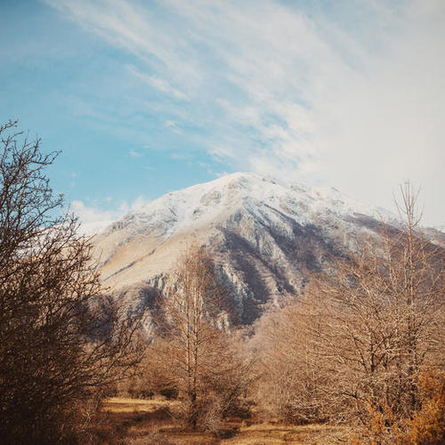 Mountains in the background XVI Mural by Salvatore Russolillo