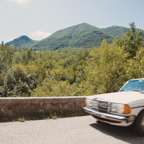 Old Mercedes 13 Mural by Salvatore Russolillo