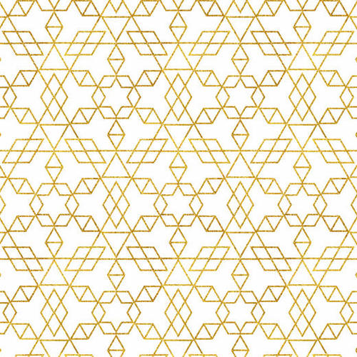 Art Deco Gold  Mural by Uma Gokhale