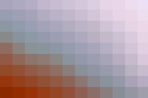 geometric pixel square pattern abstract background in brown Mural by Timmy333