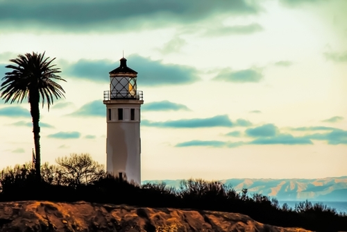 Lighthouse at Point Vicente Lighthouse California USA Mural by Timmy333