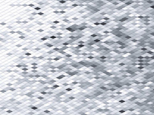 geometric square pattern abstract background in black and white Mural by Timmy333