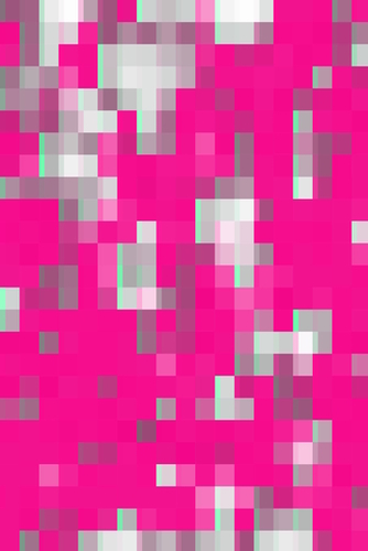 geometric pixel square pattern abstract background in pink Mural by Timmy333