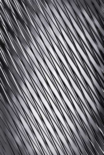 geometric line pattern abstract background in black and white Mural by Timmy333