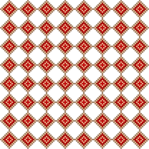Pixelated Christmas Mural by PIEL Design
