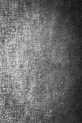 geometric square line pattern abstract background in black and white Mural by Timmy333