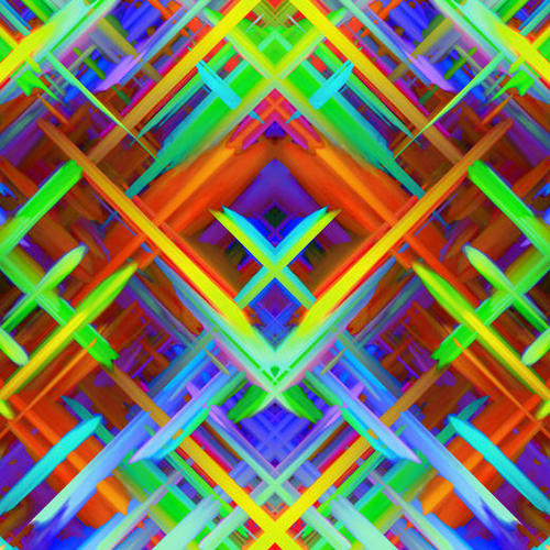 Colorful digital art splashing G466 Mural by MedusArt