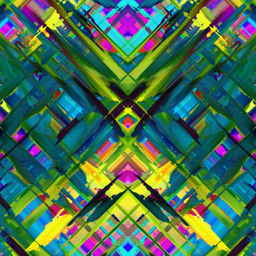 Colorful digital art splashing G467 Mural by MedusArt