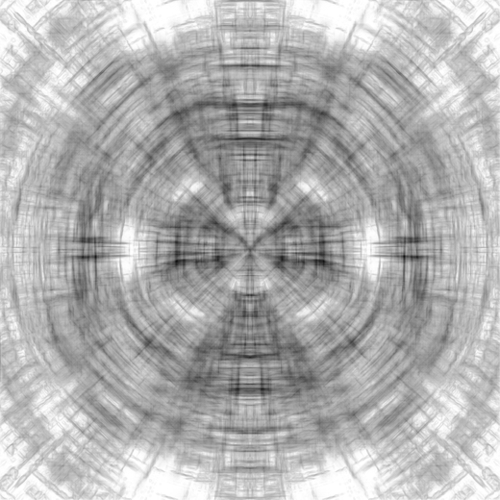 psychedelic drawing symmetry graffiti abstract pattern in black and white Mural by Timmy333