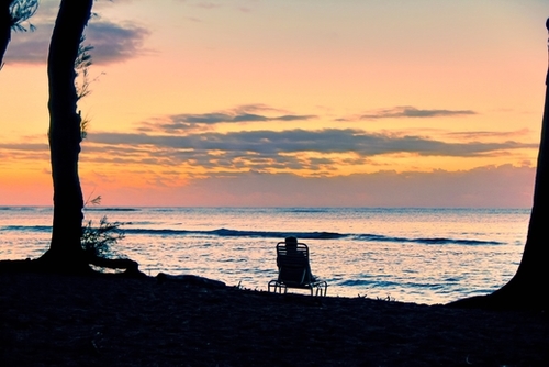 morning beach at Kauai, Hawaii, USA Mural by Timmy333
