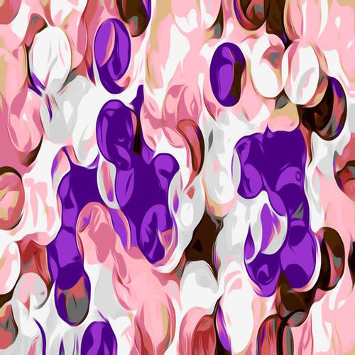 pink and purple circle pattern abstract background Mural by Timmy333