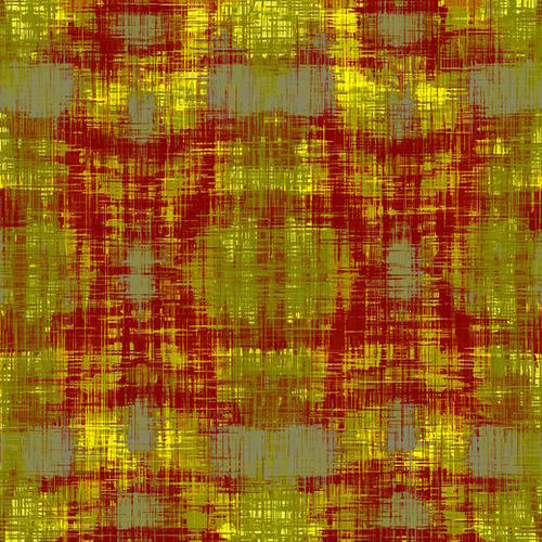 red and yellow plaid pattern abstract background Mural by Timmy333
