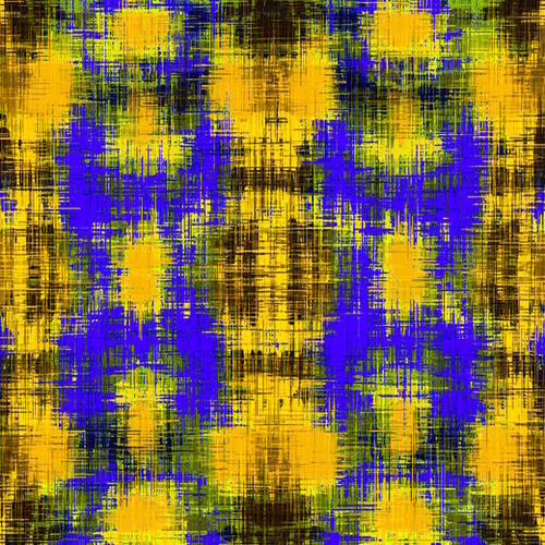 yellow purple and black plaid pattern abstract background Mural by Timmy333