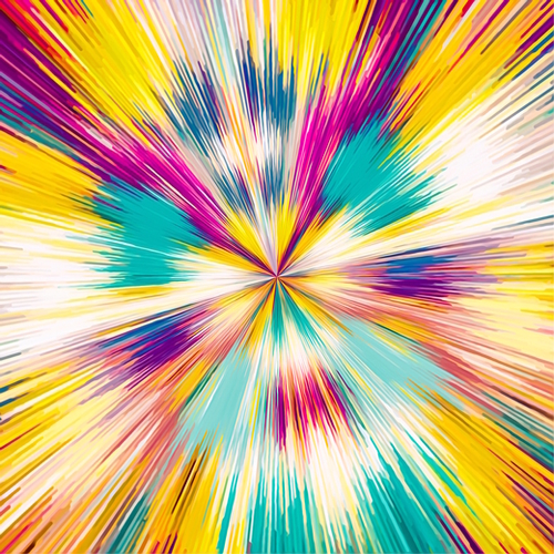 pink yellow blue purple line pattern abstract background Mural by Timmy333
