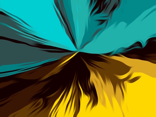 yellow green and brown splash painting texture abstract background Mural by Timmy333