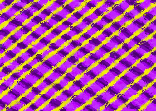 line pattern painting abstract background in purple and yellow Mural by Timmy333
