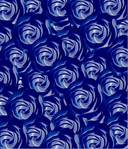blooming blue rose pattern texture abstract background Mural by Timmy333