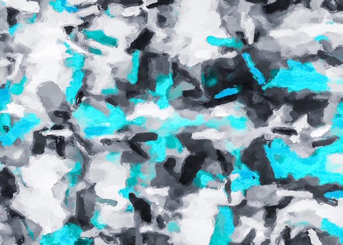 splash painting texture abstract background in blue and black Mural by Timmy333