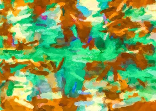 splash painting texture abstract background in green and brown Mural by Timmy333