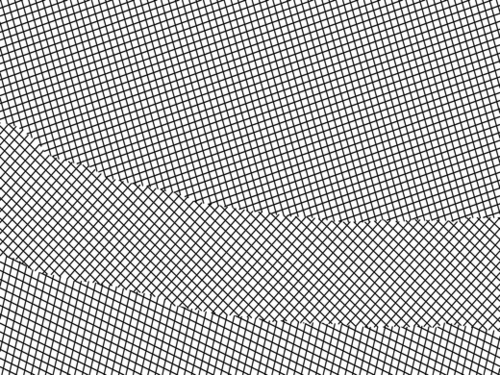 geometric square line pattern abstract background in black and white Mural by Timmy333