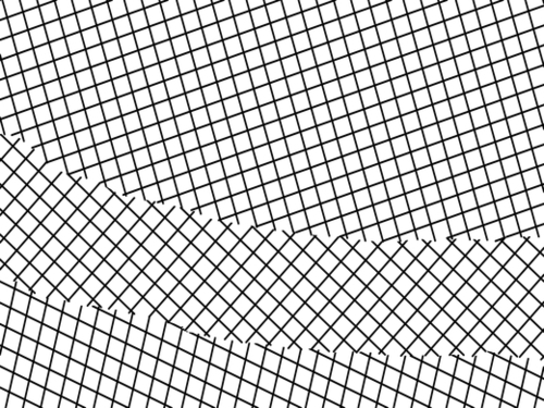geometric square line pattern abstract background in black and white Mural by Timmy333