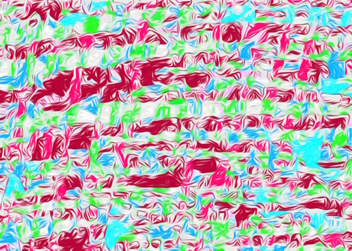 psychedelic painting texture abstract pattern background in pink blue green Mural by Timmy333