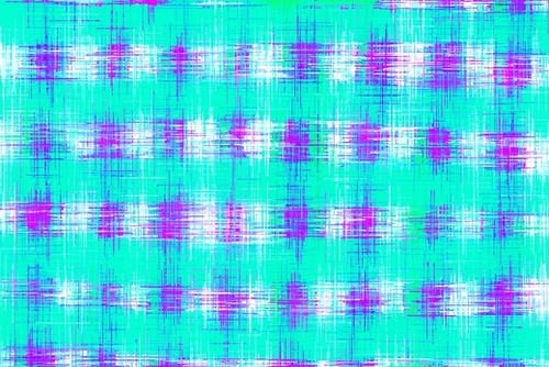 plaid pattern graffiti painting abstract in blue green and pink Mural by Timmy333