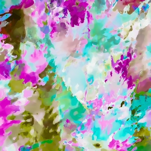painting texture abstract background in blue pink green Mural by Timmy333