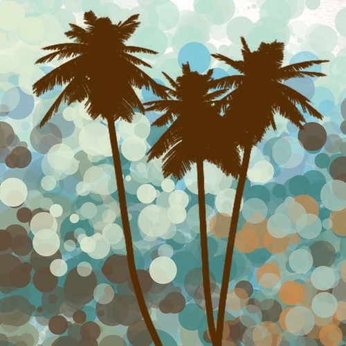 Palms Mural by Irena Orlov