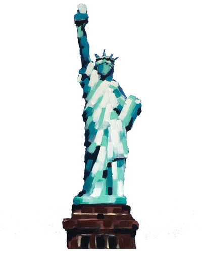 NEW YORK Mural by PASQUY