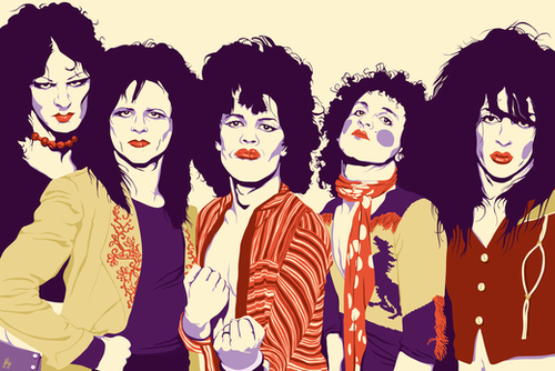 NEW YORK DOLLS Mural by Francis le Gaucher