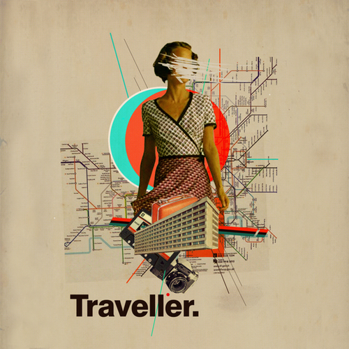 Traveller Mural by Frank Moth