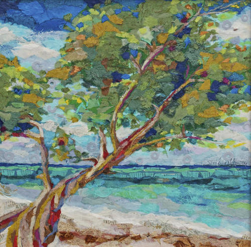 Beach Tree II Mural by Elizabeth St. Hilaire