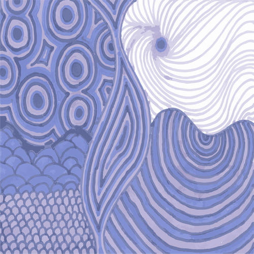 Hydrangea Dreams Mural by ShinyJill
