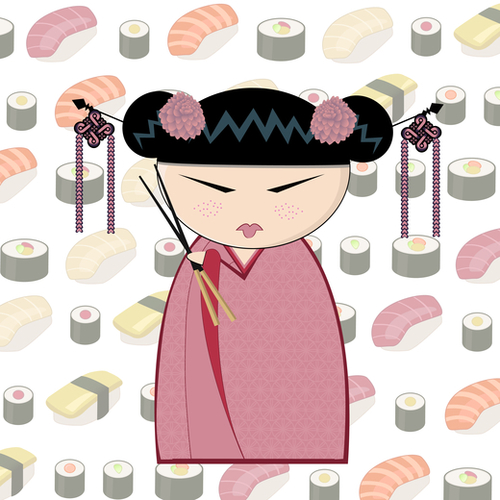 Sushi koksehi Mural by PIEL Design