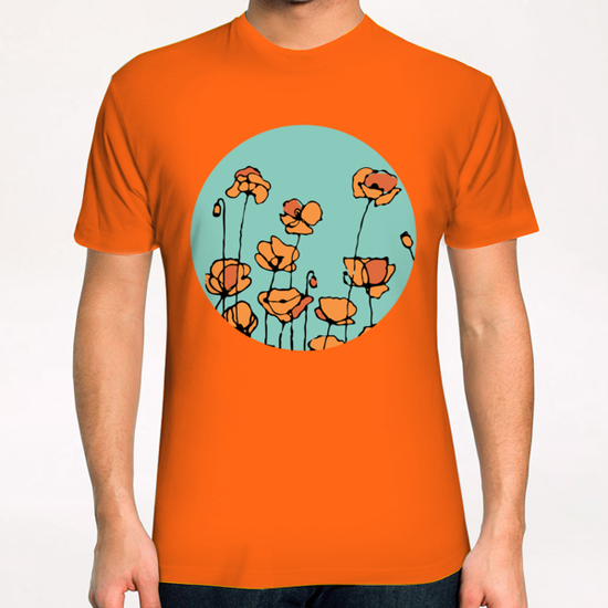 American Poppies 1 T-Shirt by Vic Storia