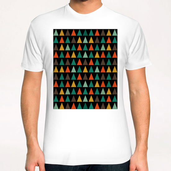 Lovely Geometric Background X 0.4 T-Shirt by Amir Faysal