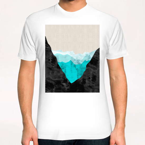 Watercolor landscape geometrica I T-Shirt by Vitor Costa