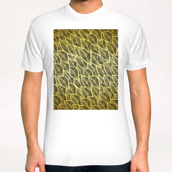 Golden leaves T-Shirt by Vitor Costa