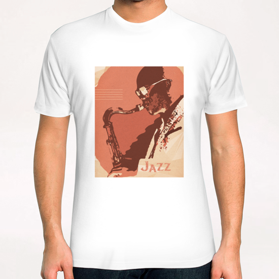 Jazz Sax T-Shirt by cinema4design