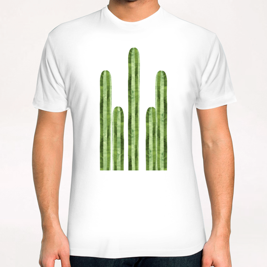 Mexican cacti T-Shirt by Vitor Costa