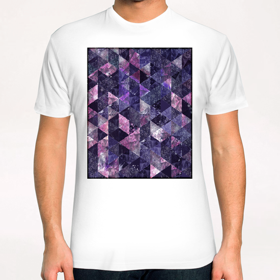 Abstract Geometric Background X 0.3 T-Shirt by Amir Faysal