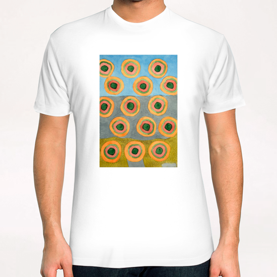 Circles in Front of the Beach  T-Shirt by Heidi Capitaine