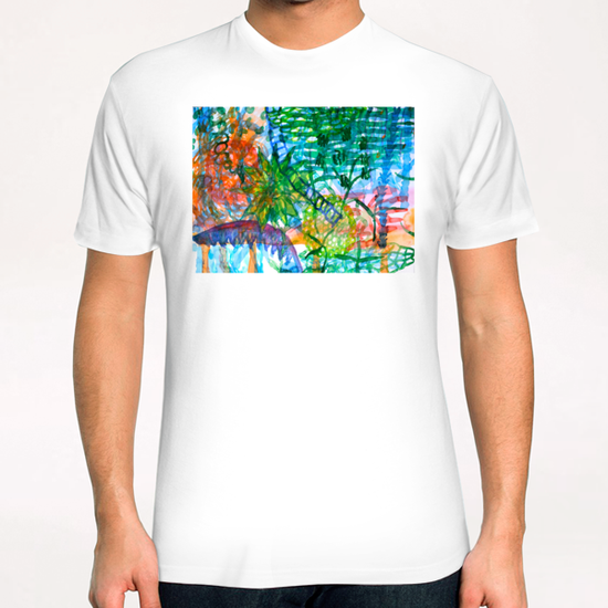 Jungle View With Rope Ladder T-Shirt by Heidi Capitaine