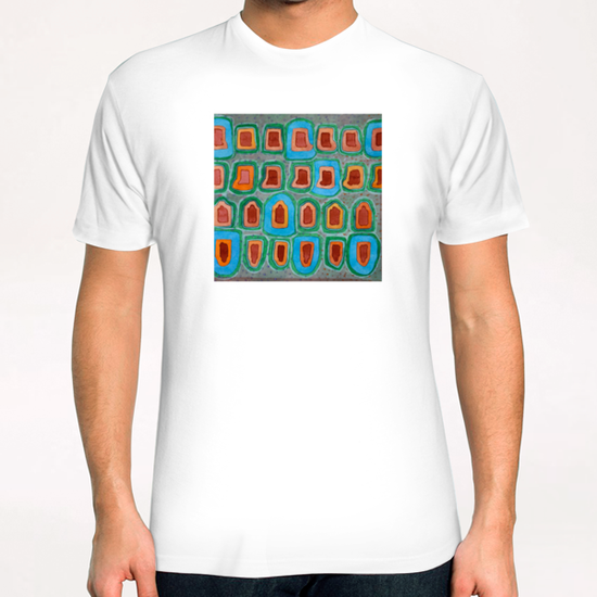 Special Places in a Row T-Shirt by Heidi Capitaine