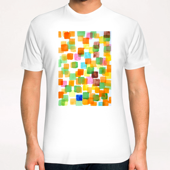 First Squares Pattern T-Shirt by Heidi Capitaine