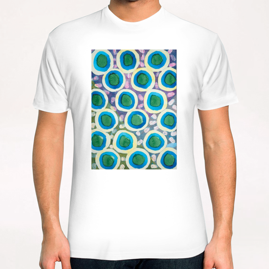 Four Directions Dot Pattern T-Shirt by Heidi Capitaine