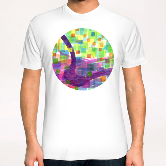 Bend and Squares T-Shirt by Heidi Capitaine