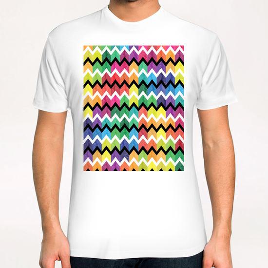 Lovely Chevron X 0.3 T-Shirt by Amir Faysal