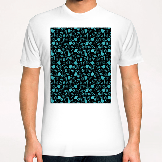 LOVELY FLORAL PATTERN X 0.120 T-Shirt by Amir Faysal